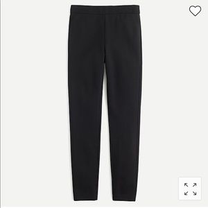 J.crew petite pixie pant in stretch ponte, black PXS